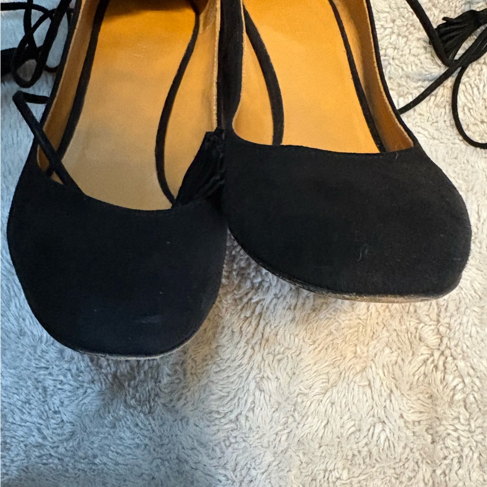 Sezane Black Suede Heels - Picture 9 of 11